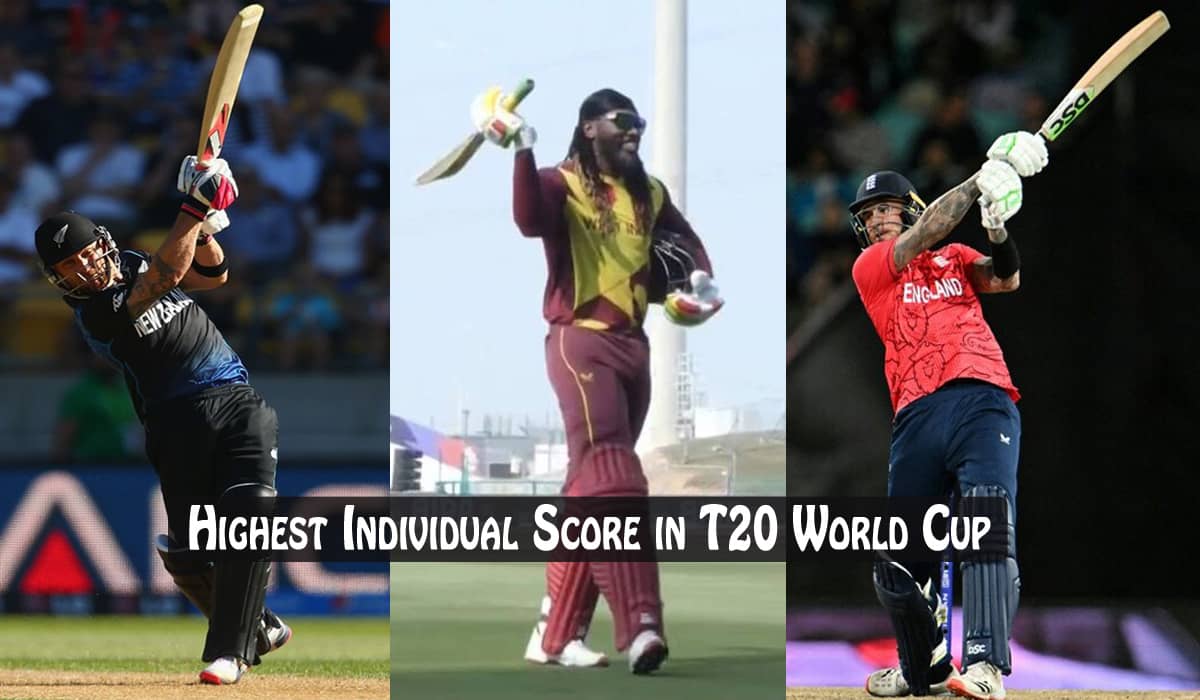 Highest Individual Score in T20 World Cup